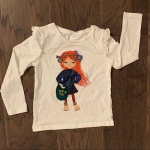 EUC detailed Palomino girls soft tee size 110